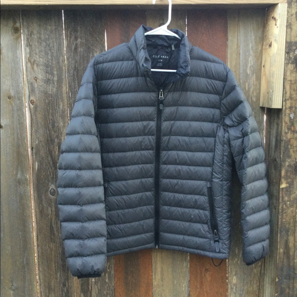 Cole Haan Packable Lightweight Puff Jacket Sz M